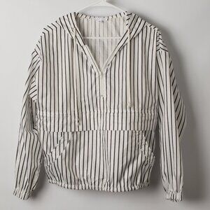 Emory Park Striped Windbreaker S